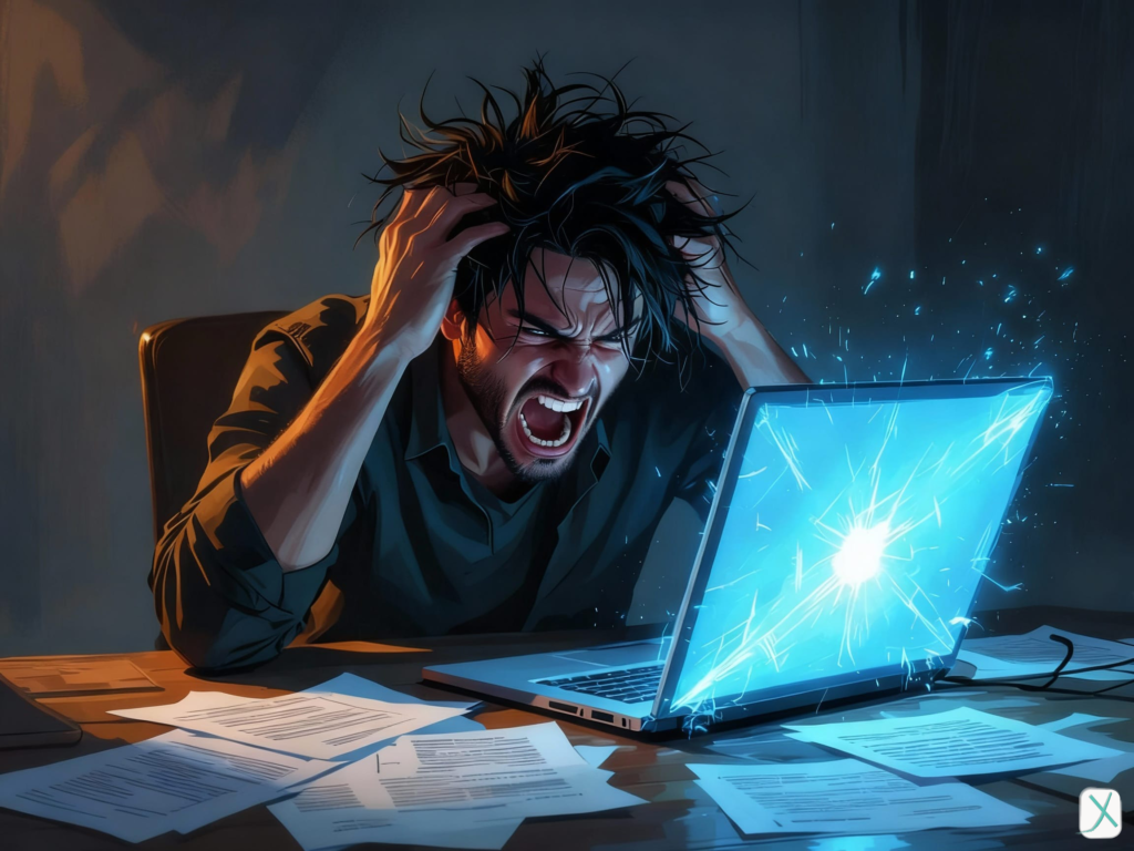 Vom Gedanken zum aussagekräftigen Bild mit KI - Frustratin